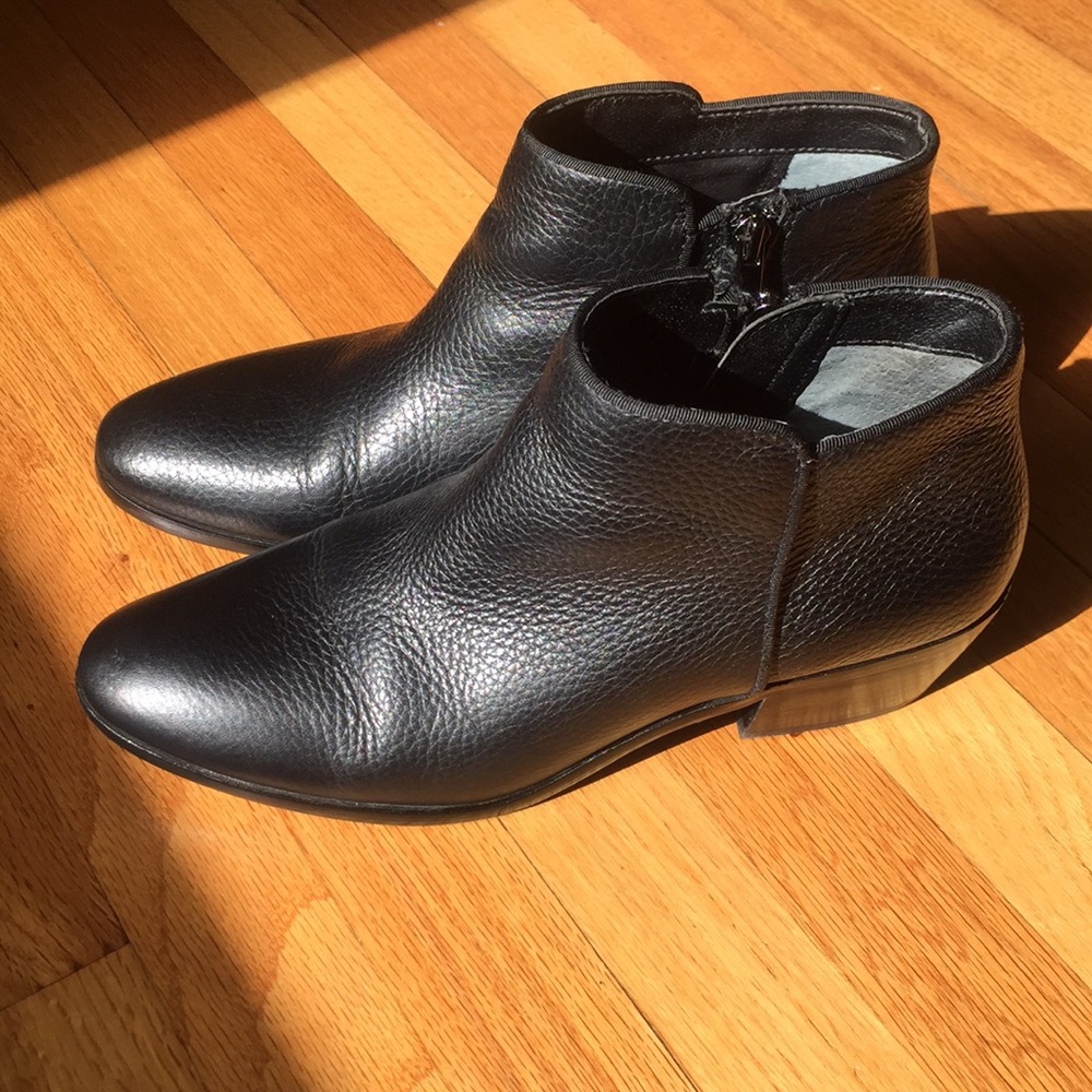 Sam Edelman Petty Ankle Boot Black Leather